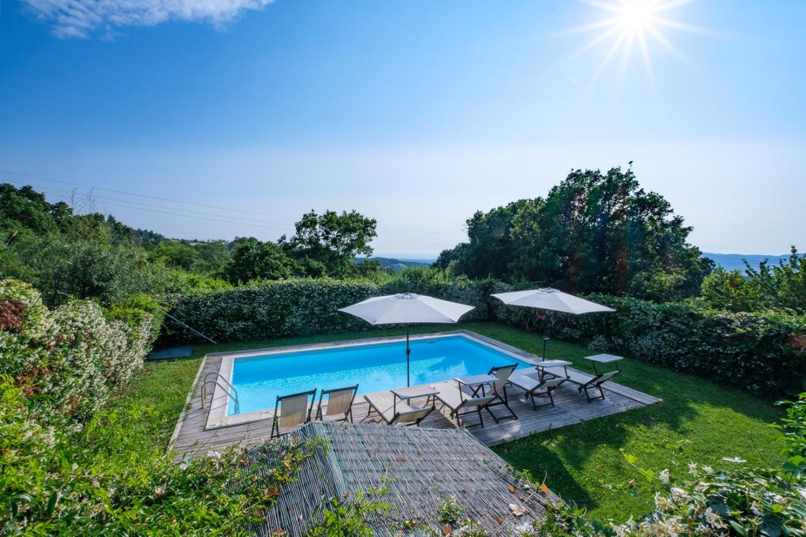 Villa Di Campagna 10 Posti Con Piscina Privata Castellina Marittima Exterior foto
